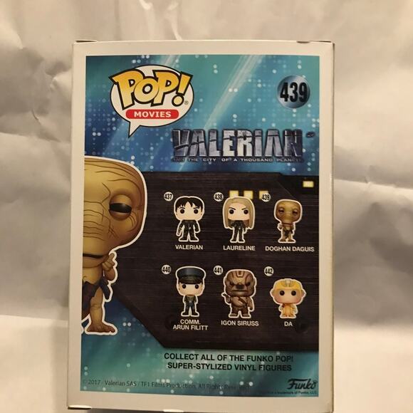 Funko Pop Movies Valerian Doghan Daguis Vinyl Figure-New (B2) - Picture 3 of 7